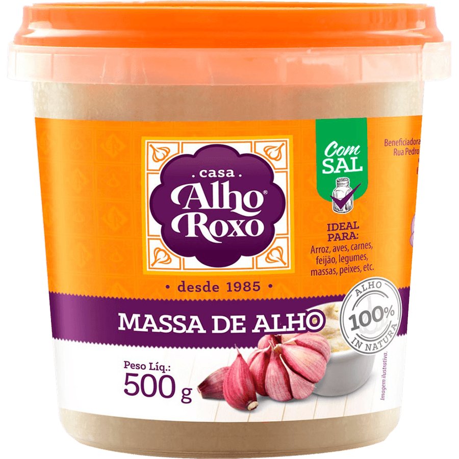 Alhal Massa de Alho 500 g Jhocan