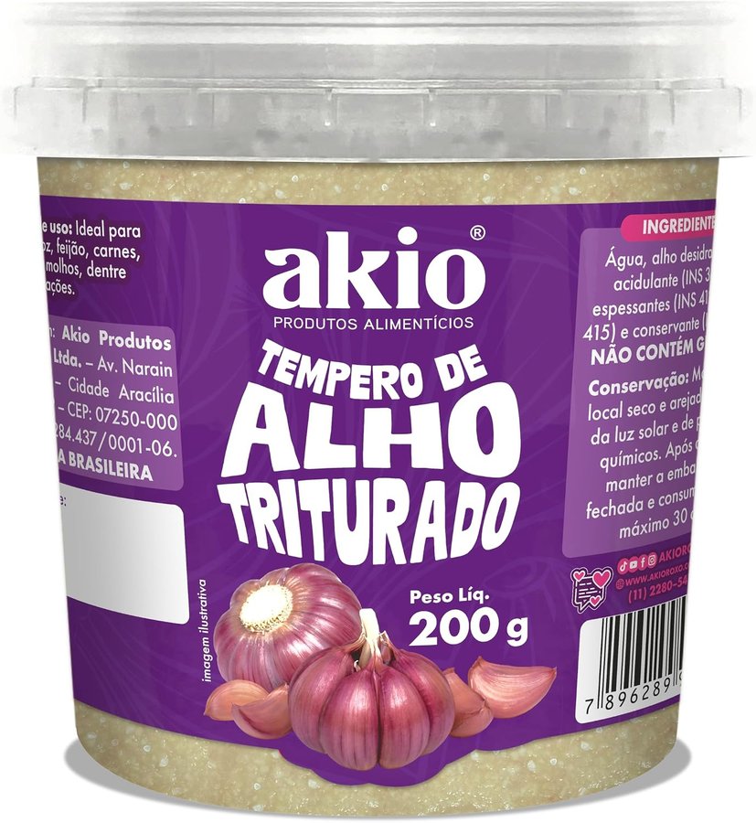 Alho Triturado 200g Jhocan