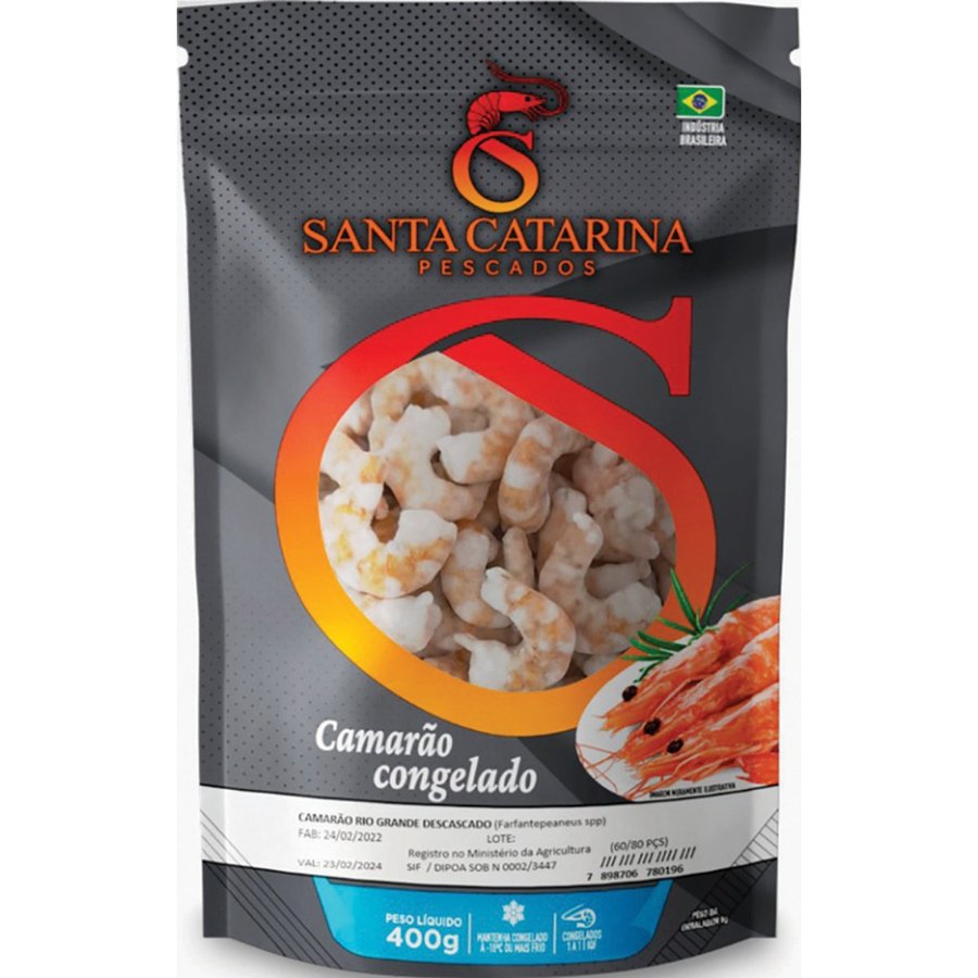 Camarão Rio Grande Bandeja 400 g