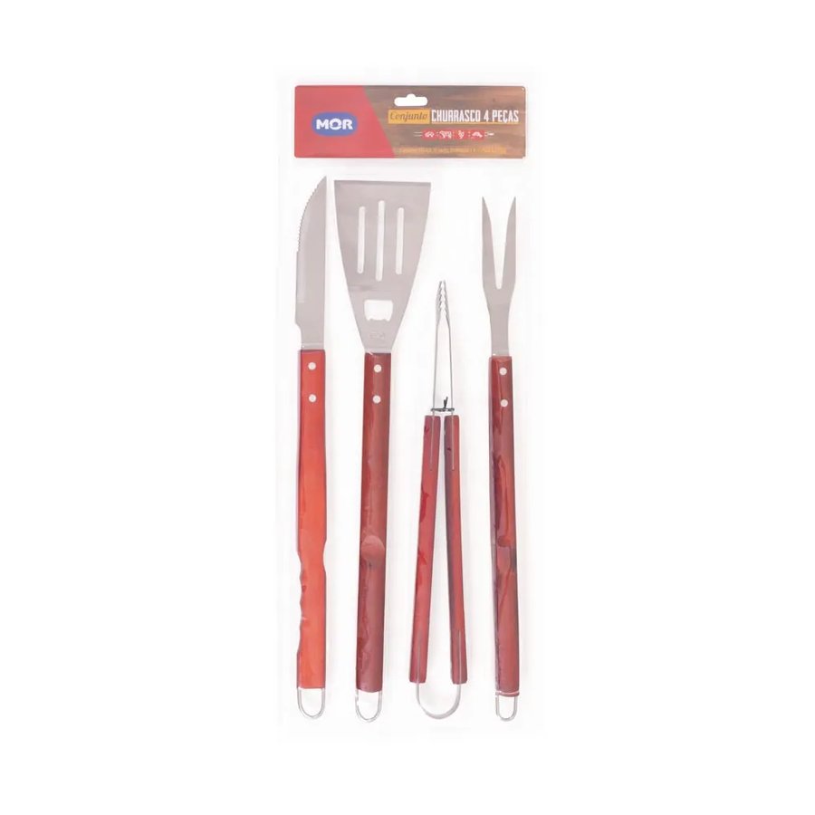 Conjunto para Churrasco 4 Peças Gaúcho Grill