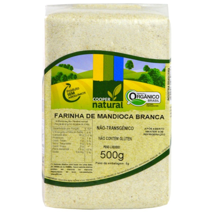 Farinha de Mandioca Branca