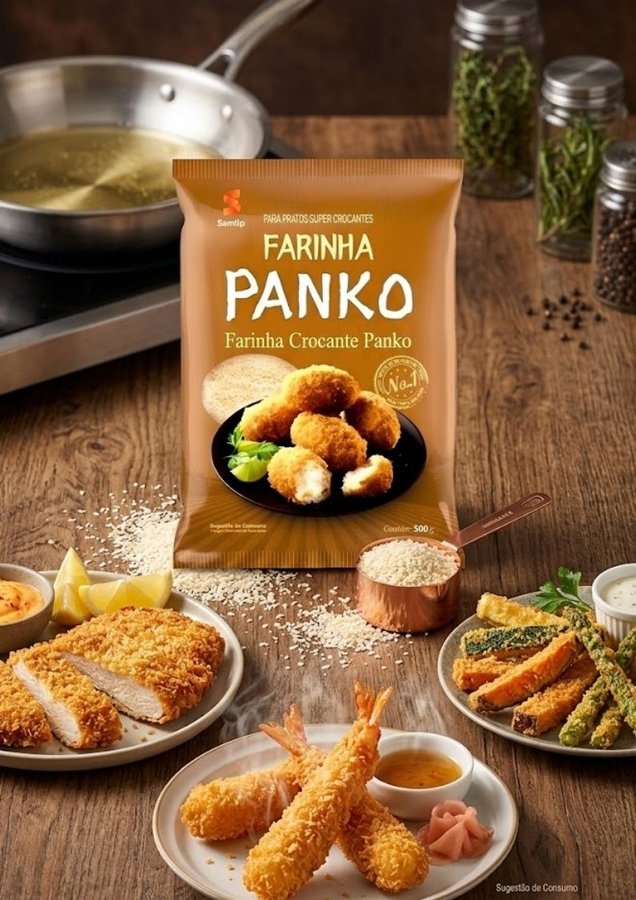 Farinha para Empanar Peixes 300 g Jhocan