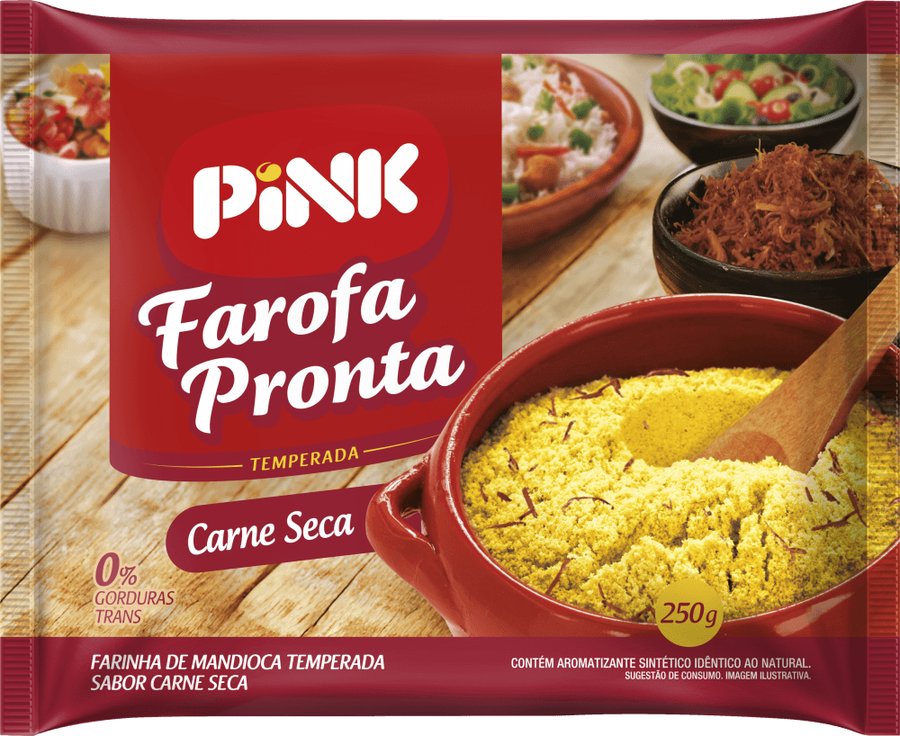 Farofa Carne Seca 250 g Soh Minas