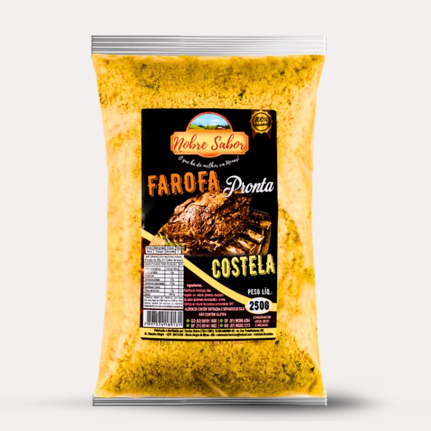 Farofa Temperada Costela Moreá