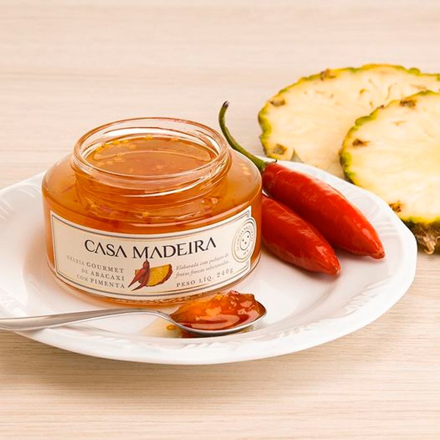 Geleia Abacaxi com Pimenta
