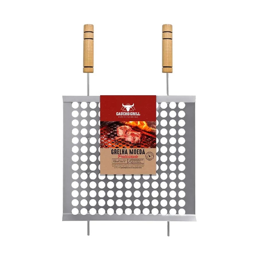 Grelha Bandeja 32,5x47,5 cm Gaúcho Grill