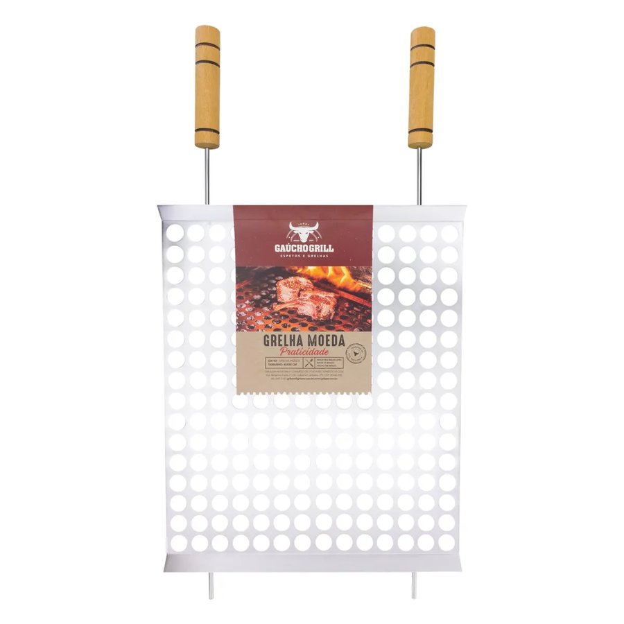 Grelha Moeda 40x49 cm Gaúcho Grill
