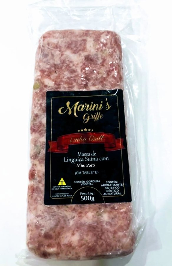 Linguiça Suína Caipira com Alho Poró Arte da Carne