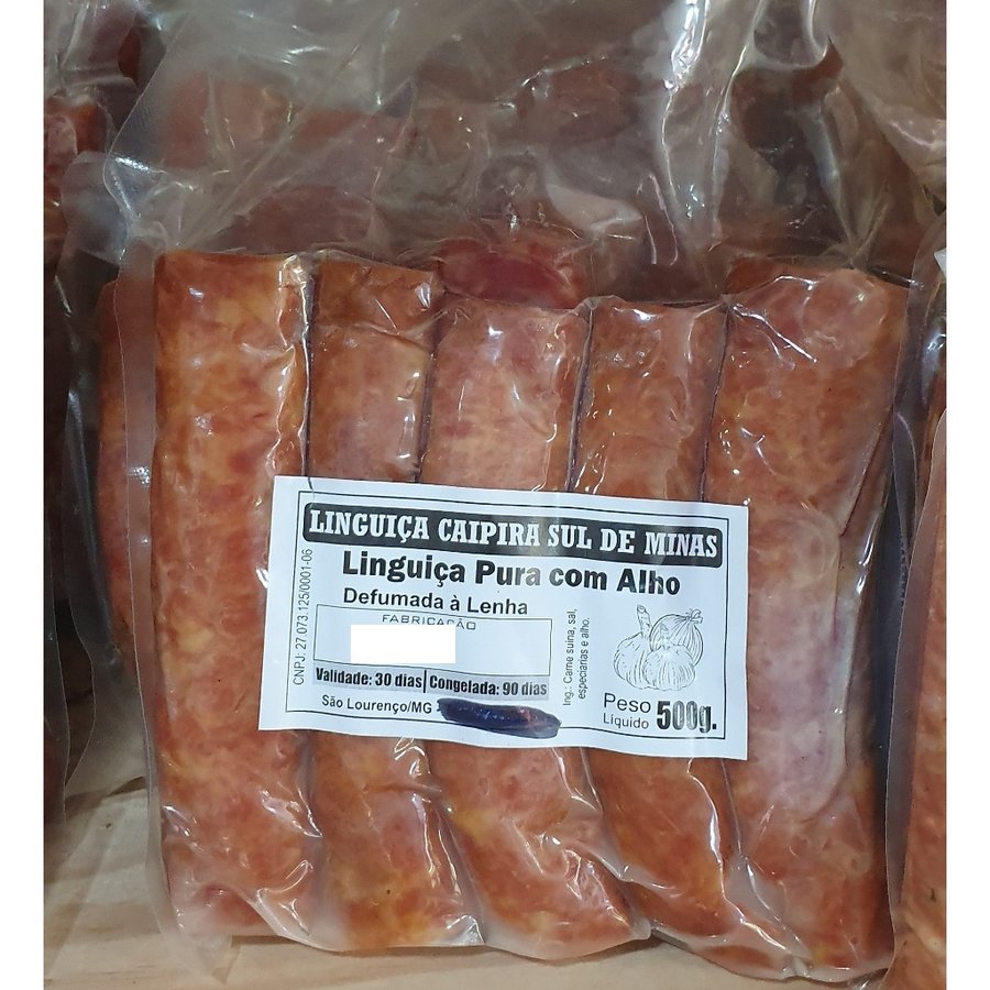 Linguiça Suína Caipira Defumada Arte da Carne
