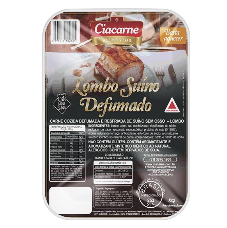 Lombo Defumado Cia Carne