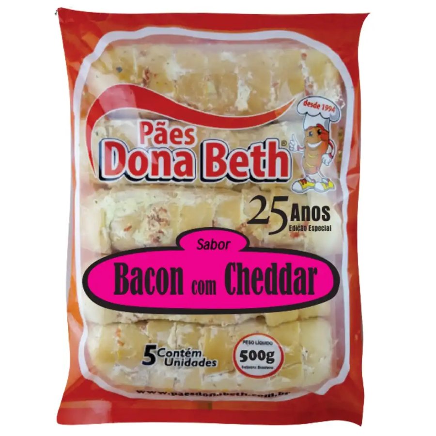 Pão de Alho Bacon com Cheddar Dona Beth