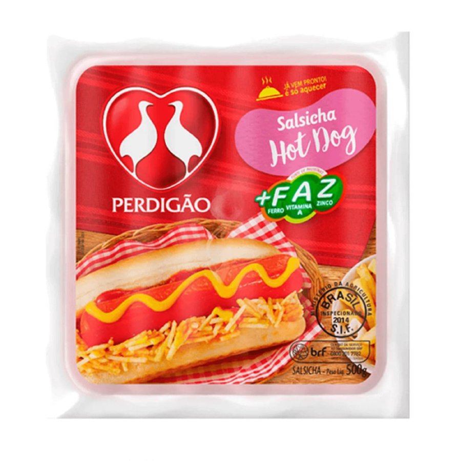 Salsicha Hot Dog Perdigão 500 g